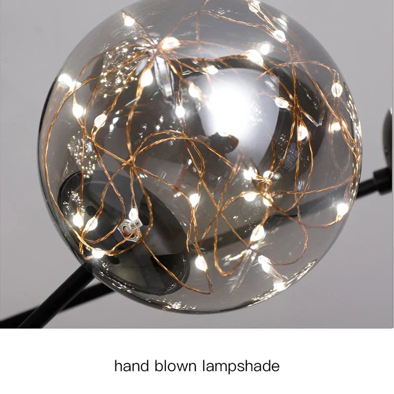 Nobleluminance - kroonluchter met glazen bol
