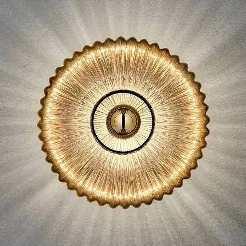 Nimbusflux - glazen wandlampen rimpelverlichting