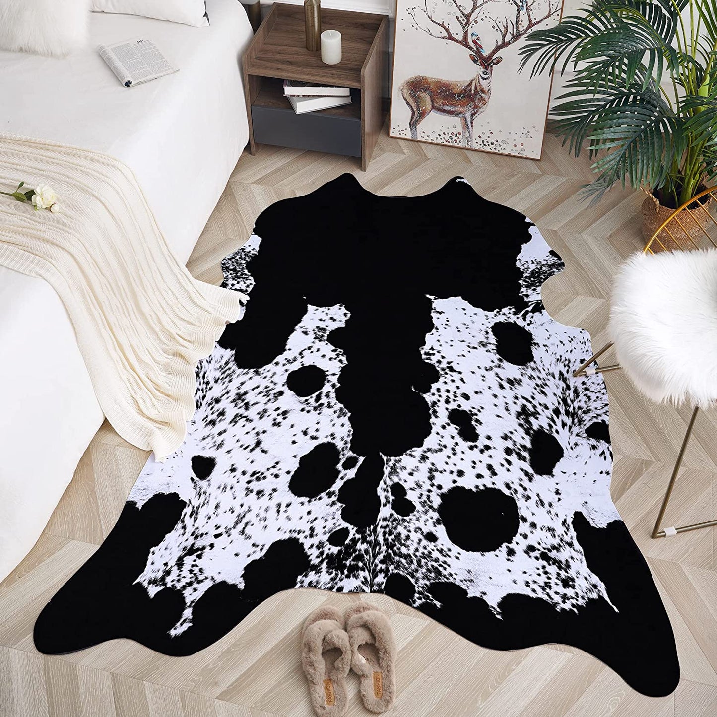 Versatiledecor - premium tapijt met koeienprint