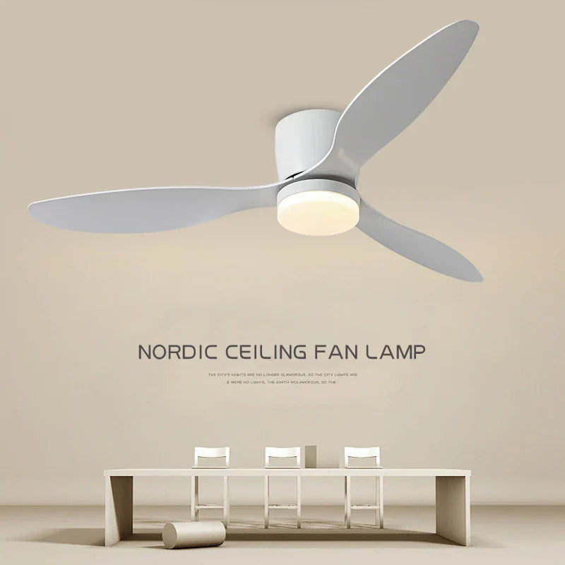 Nordic led-plafondventilatorlamp