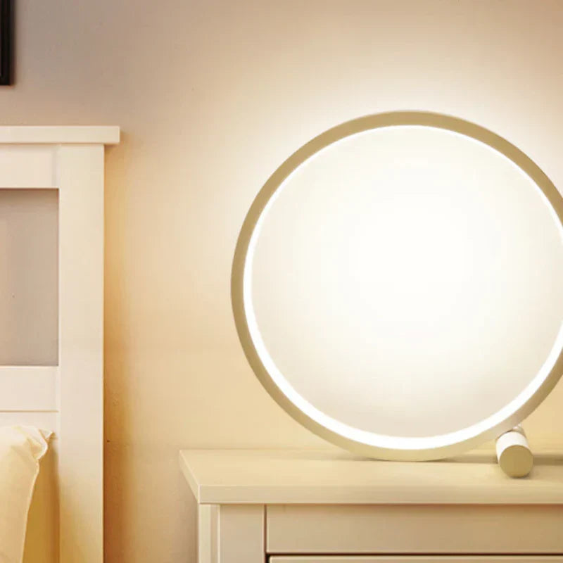 Modern halo led-bedlampje