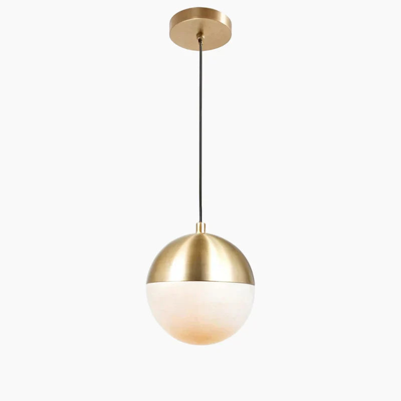 Moderne bol hanglamp met mat glas