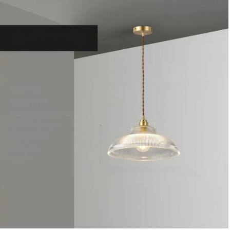 NostalgieGlow | retro glazen hanger voor tijdloze elegantie
