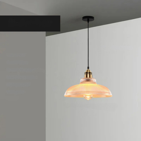 NostalgieGlow | retro glazen hanger voor tijdloze elegantie