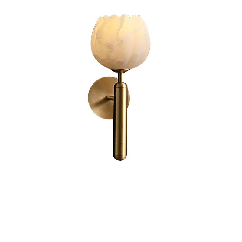 Marmerroos | elegante wandlamp met romantische flair