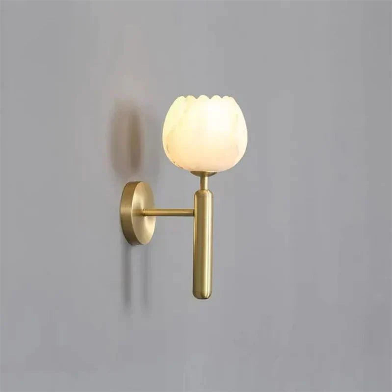 Marmerroos | elegante wandlamp met romantische flair