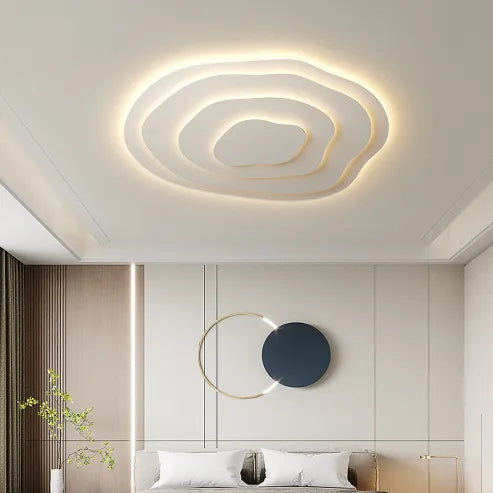 Minimalistische onregelmatige ronde plafondlamp ledlamp in speciale vorm