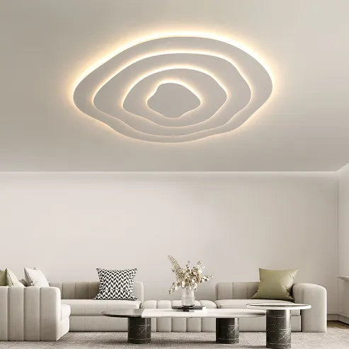 Minimalistische onregelmatige ronde plafondlamp ledlamp in speciale vorm