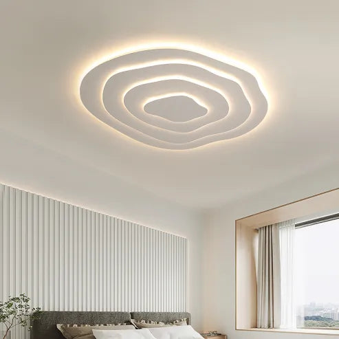 Minimalistische onregelmatige ronde plafondlamp ledlamp in speciale vorm