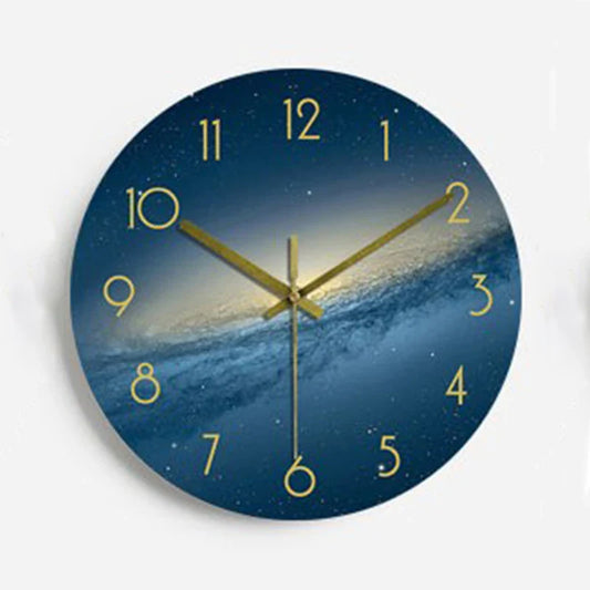 TimelessUniverse - glazen wandklok met tandwielmechanisme