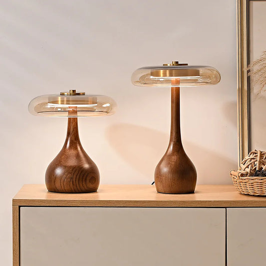 Luxecopper - paddestoel bureaulamp