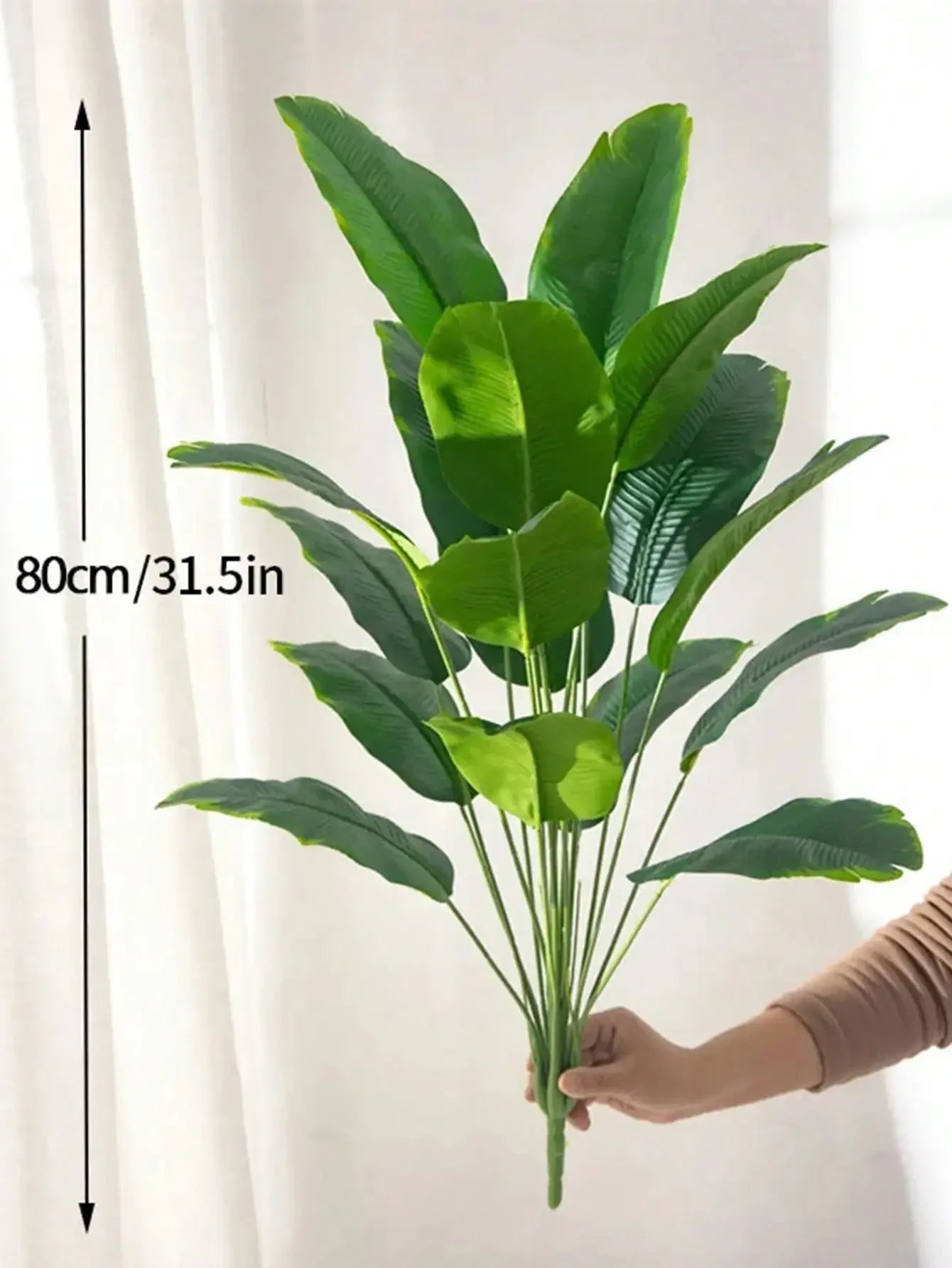 VerdantVibes - weelderige nepmonstera plant