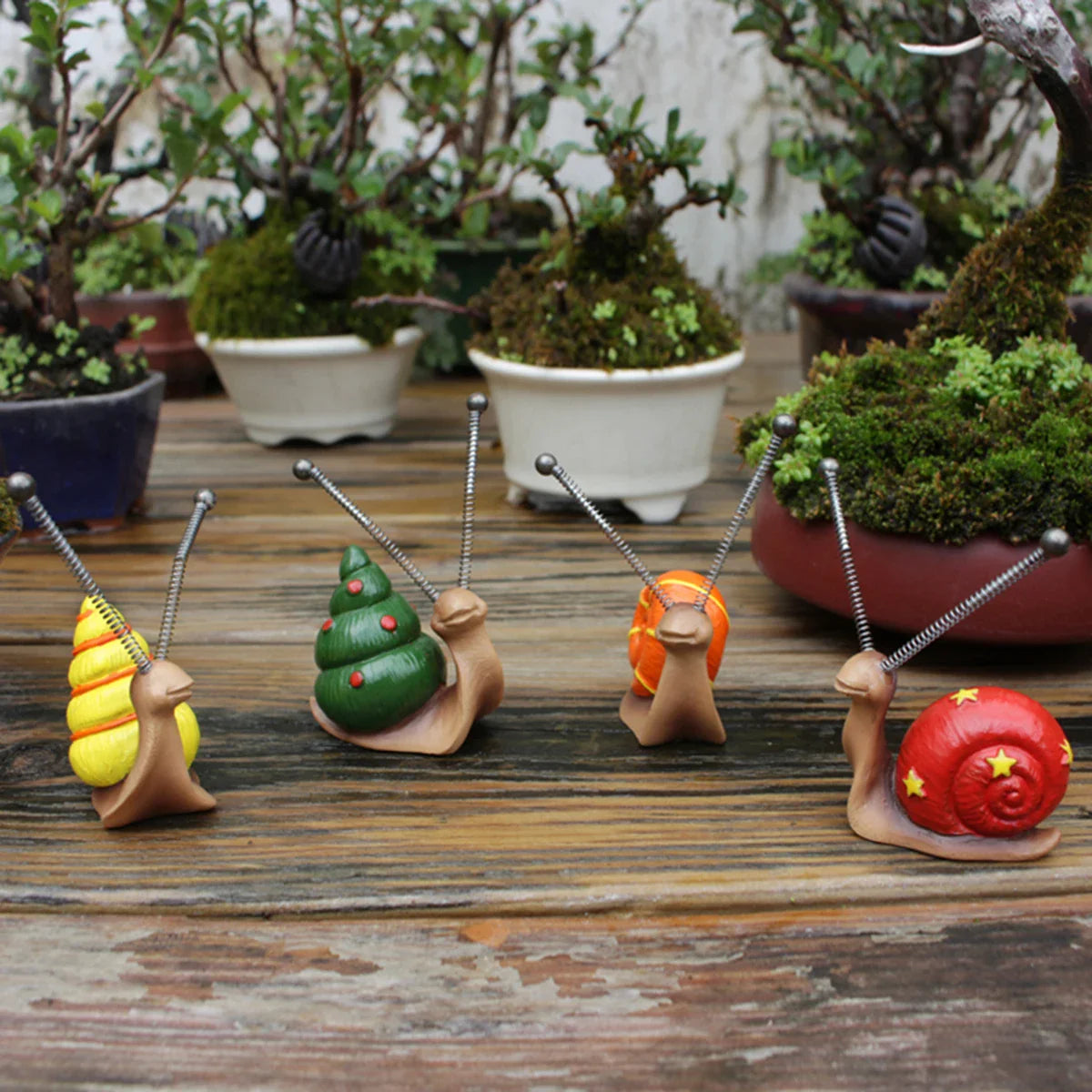 MiniCreative - slak beeldje decor
