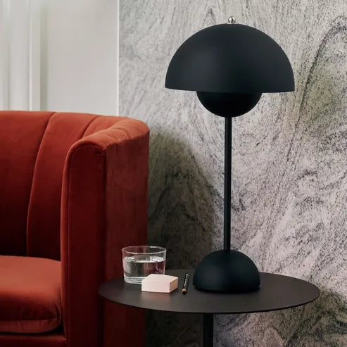 Flowerpot vp9 tafellamp, minimalistisch metaal, creatieve zijlamp