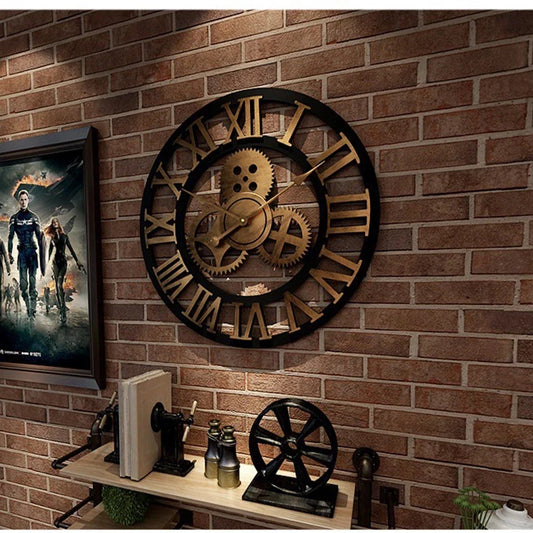 Vintagevibes - creatieve retro wandklok