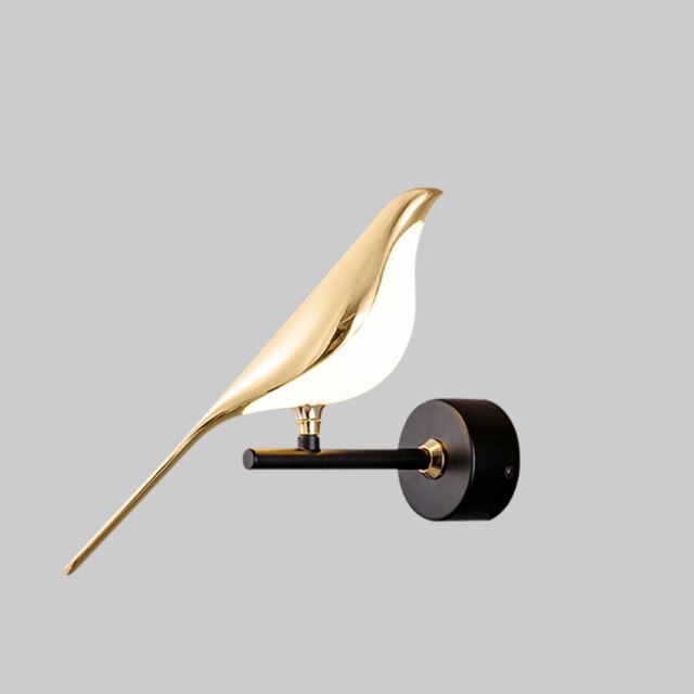 Lumibird - nordic led vogel wandlamp