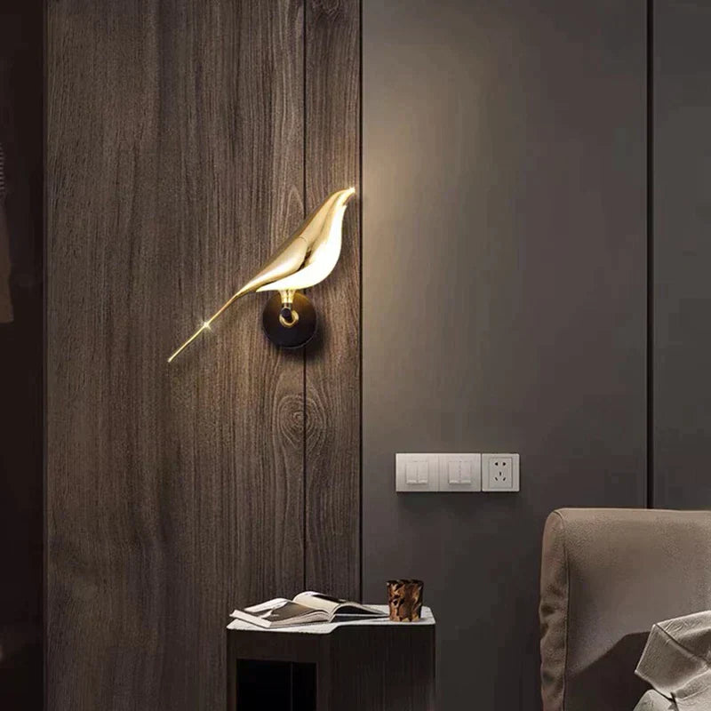 Lumibird - nordic led vogel wandlamp