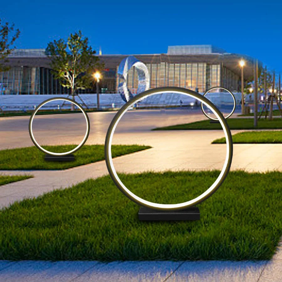 LawnLuminary - ronde LED gazonlamp