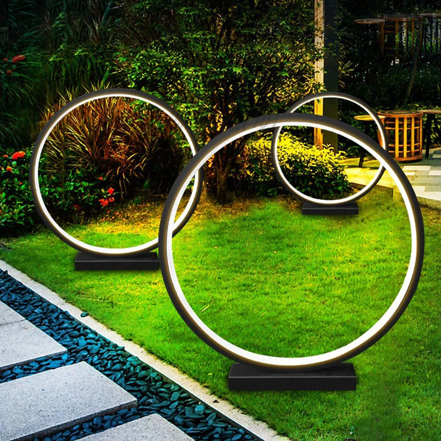 LawnLuminary - ronde LED gazonlamp
