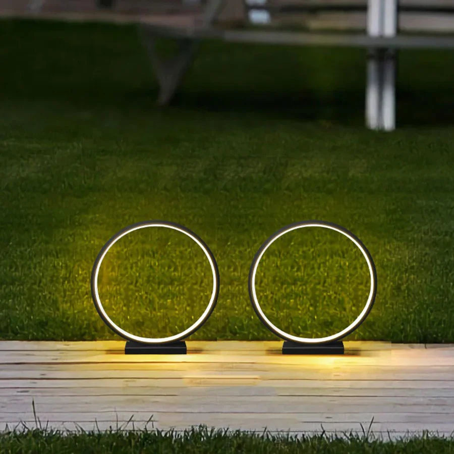LawnLuminary - ronde LED gazonlamp