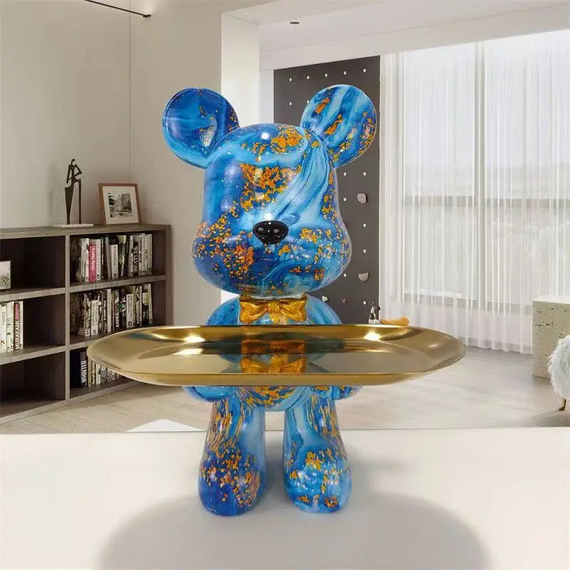 Graffitpaw - sleutelopslag met graffitibeerfiguur