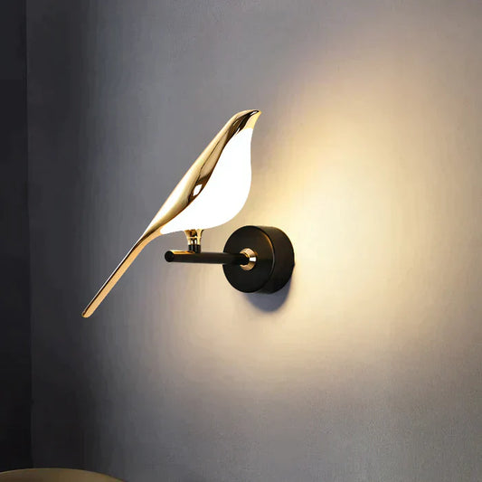 Lumibird - nordic led vogel wandlamp