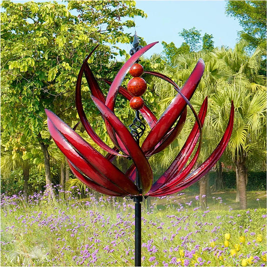BreezeArt - metalen sculptuur windmolen