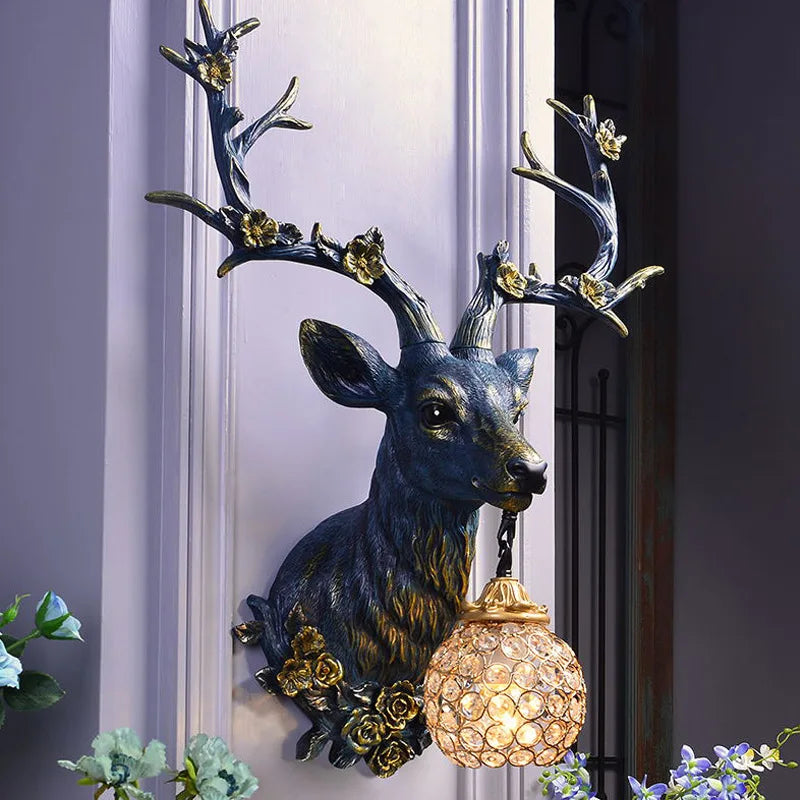 ModernCharm - rustieke hertenlamp