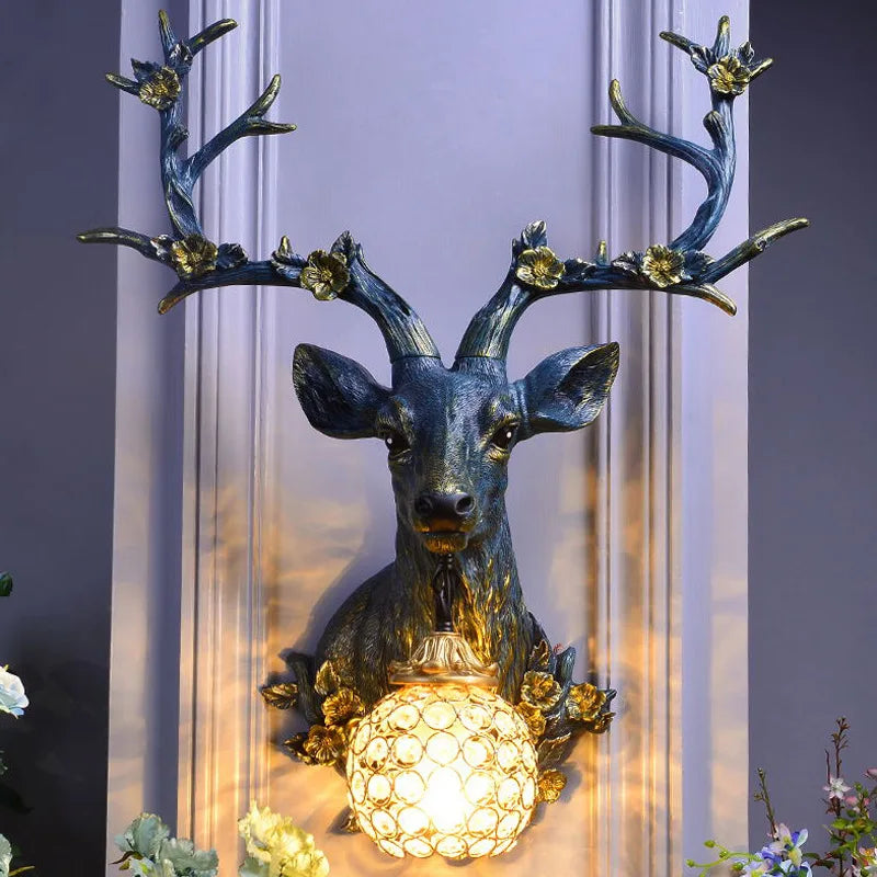 ModernCharm - rustieke hertenlamp