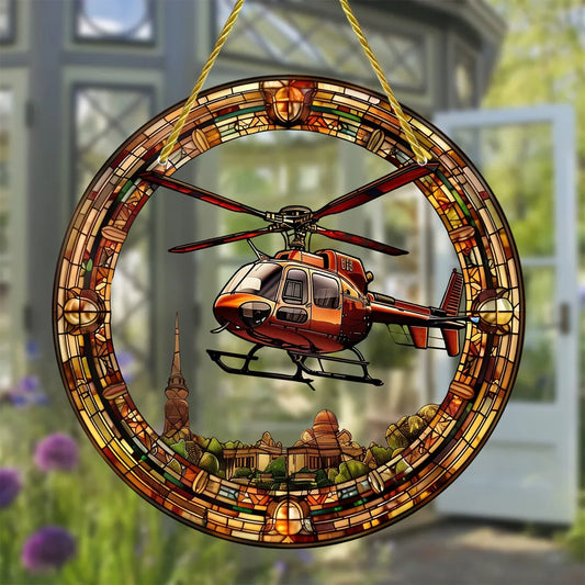 Rondglas - helikopter zonnevanger