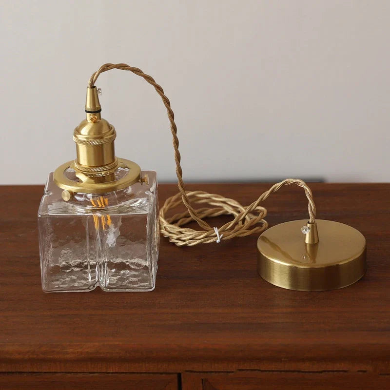Nihonglow - rustieke plafondlamp van messing