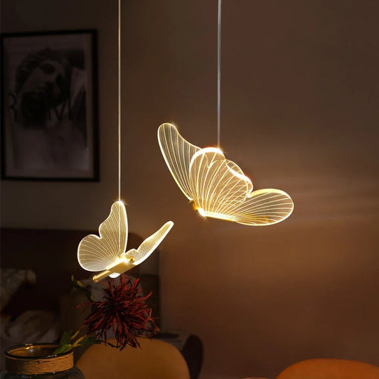 FlutterGlow - led-vlinderhanglampen