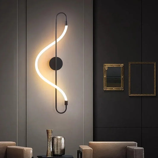 SleekShine - moderne ijzeren wandlamp
