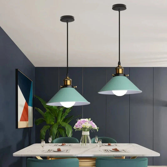 Moderne trifft - led industriële hoorn hanglamp