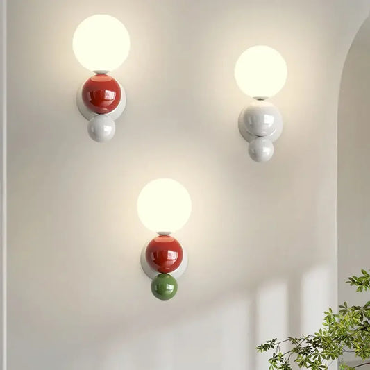 Whiteaura - wandlamp met parelmoer in noordse stijl