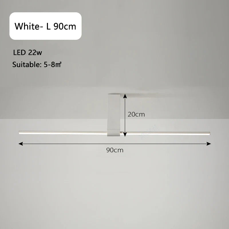 CleanEdge - lange plafondlampen