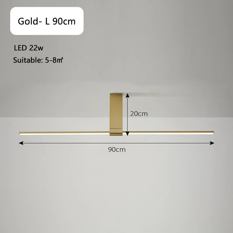 CleanEdge - lange plafondlampen