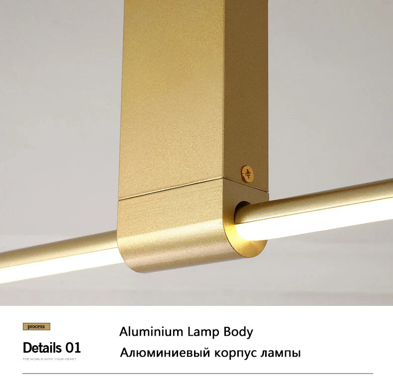 CleanEdge - lange plafondlampen