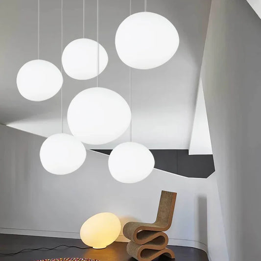Haloglow - ronde glazen hanglampen