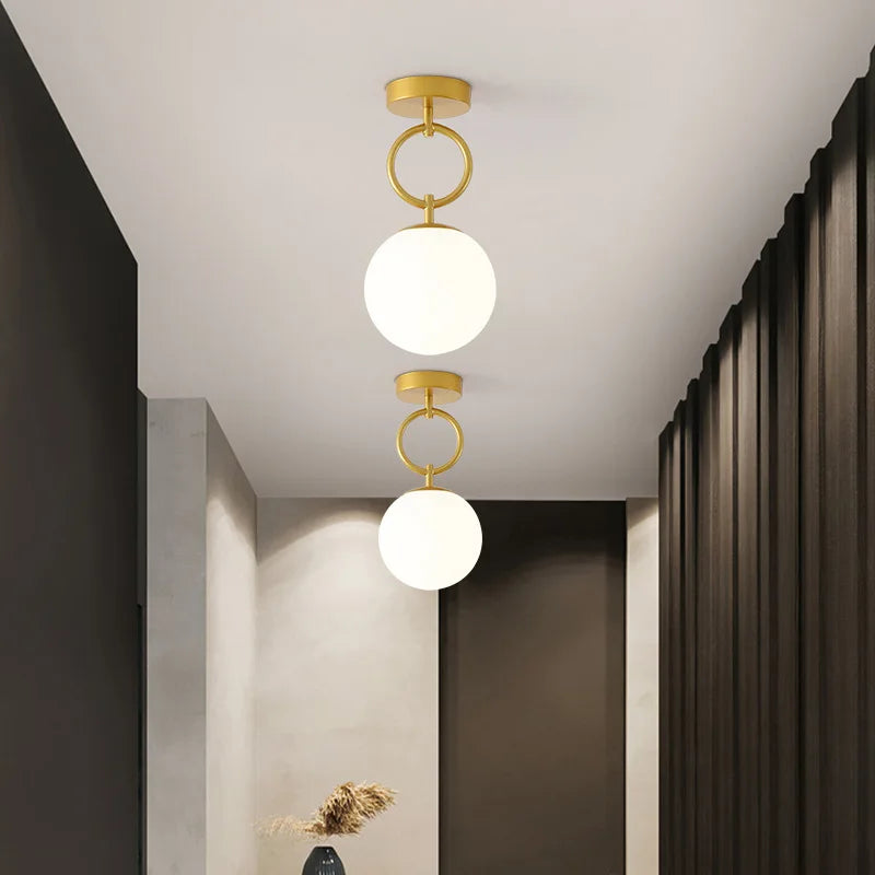 NordicElegance - glazen plafondkroonluchter