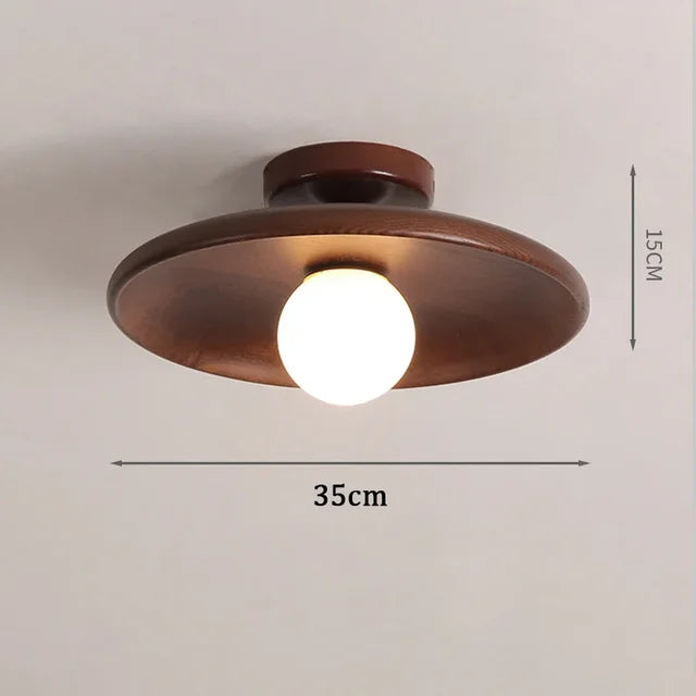 PureCraft - stralend houten hanglamp