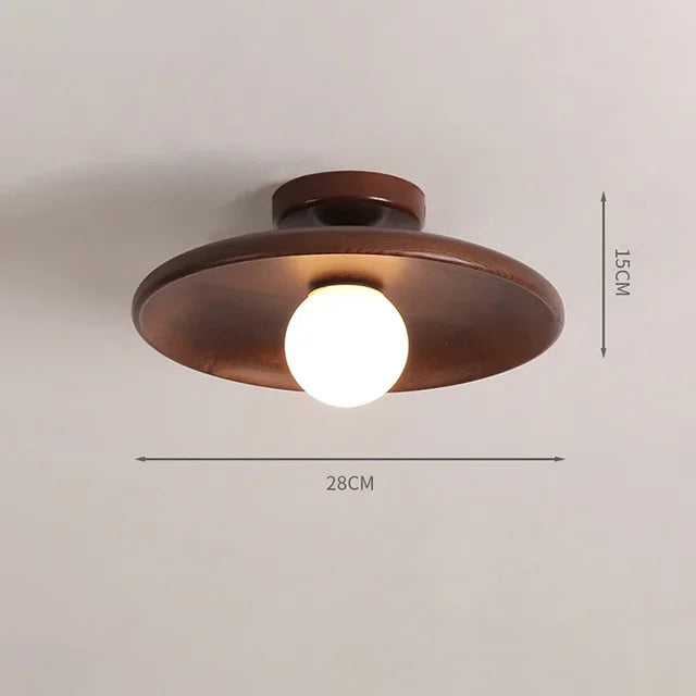 PureCraft - stralend houten hanglamp