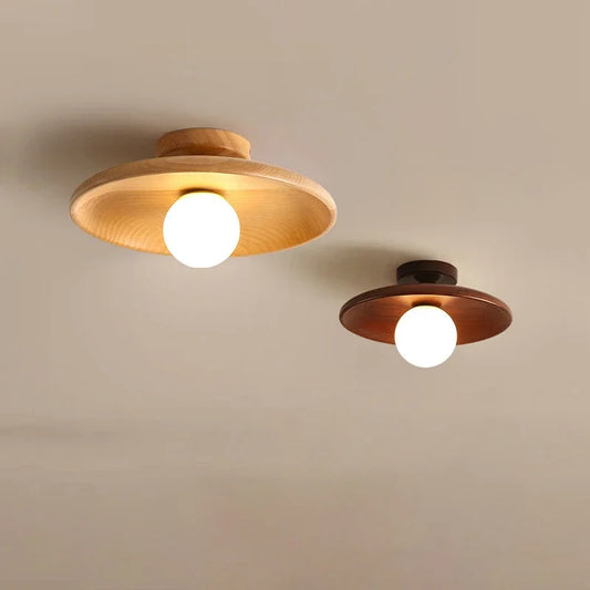 PureCraft - stralend houten hanglamp