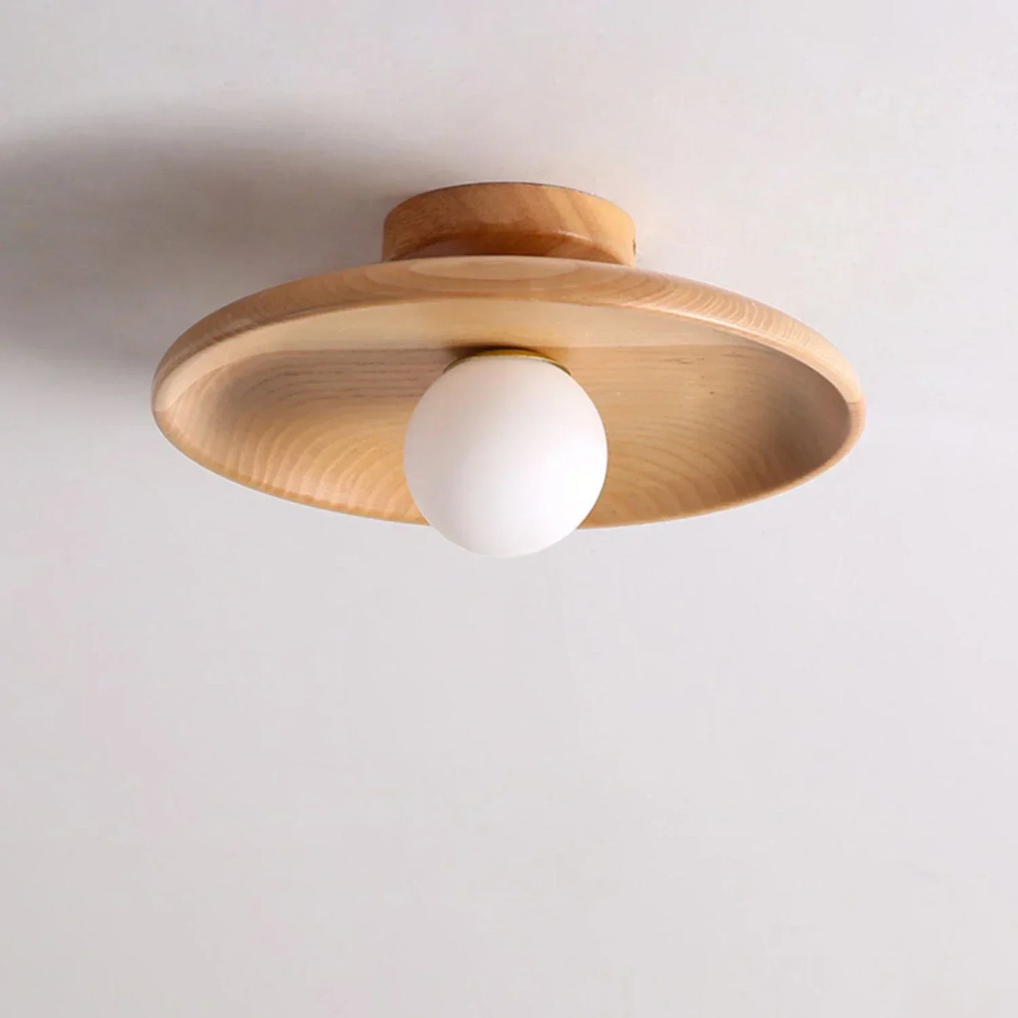 PureCraft - stralend houten hanglamp