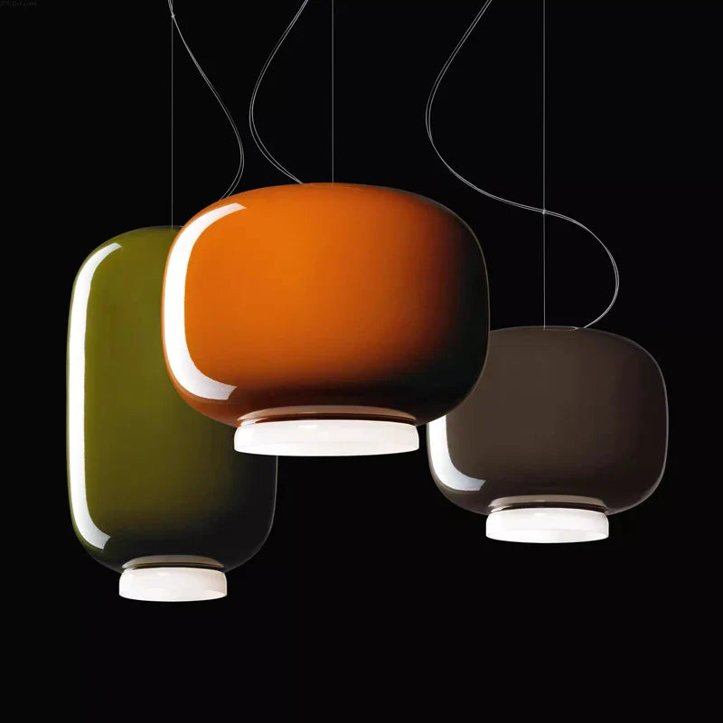 Lusterluminaire - glazen hanglampen