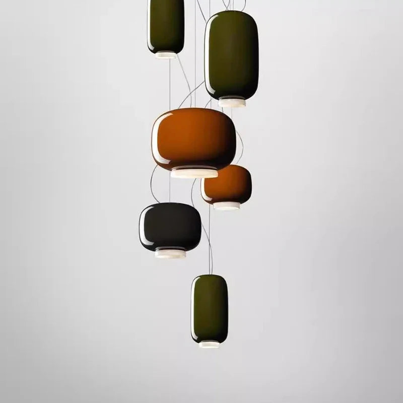 Lusterluminaire - glazen hanglampen