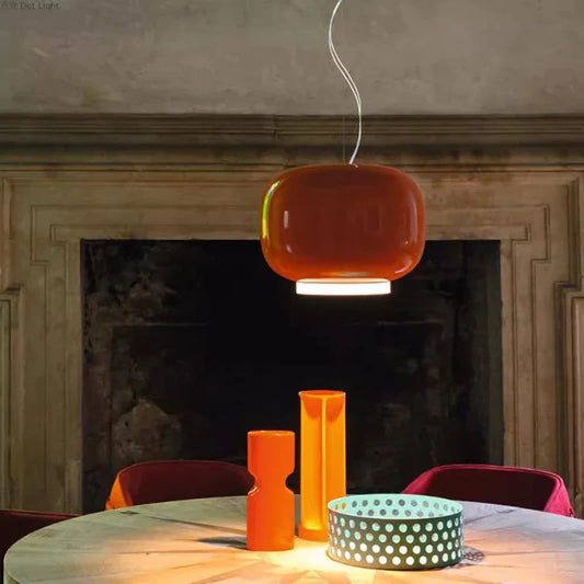 Lusterluminaire - glazen hanglampen
