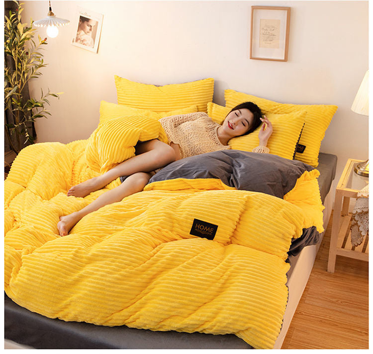 Plushwarm | zacht pluchen dekbedovertrek voor de winter