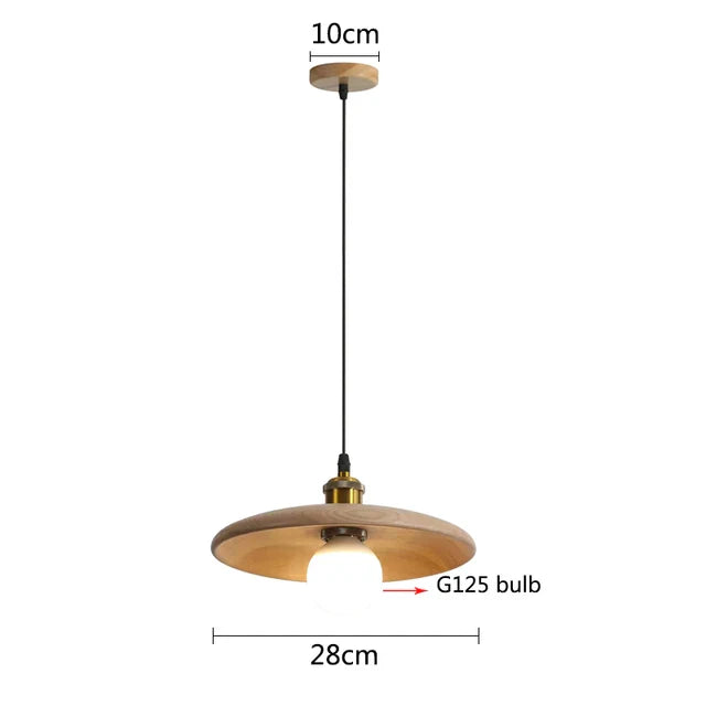 Nordicnook - scandinavische houten hanglamp