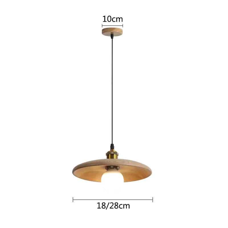 Nordicnook - scandinavische houten hanglamp